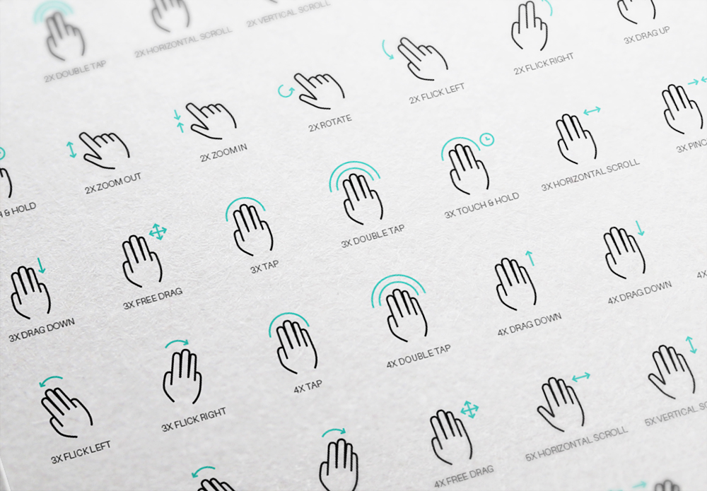 10+ Best Free Touch Gesture Icon Packs